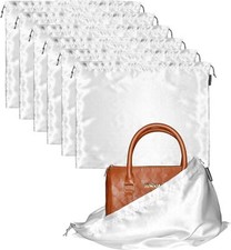 6 Pack Dust Bags for Handbags Silk Dust Cover Bag for Handbags Purses Shoes B...
