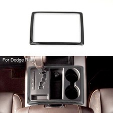 Interior Gear Shift Cover Trim Bezels For Dodge Ram 1500 2010-2012 Carbon Fiber