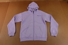 Champion Girls Size XL 16 Lavender Fleece Script Logo Full Zip Hoodie NWT