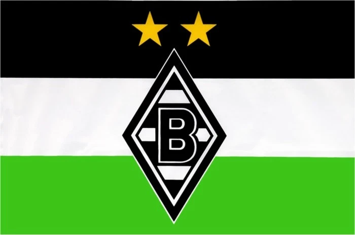 Hissflagge Fahne Borussia Mönchengladbach Logo Flagge - 100 x 150 cm