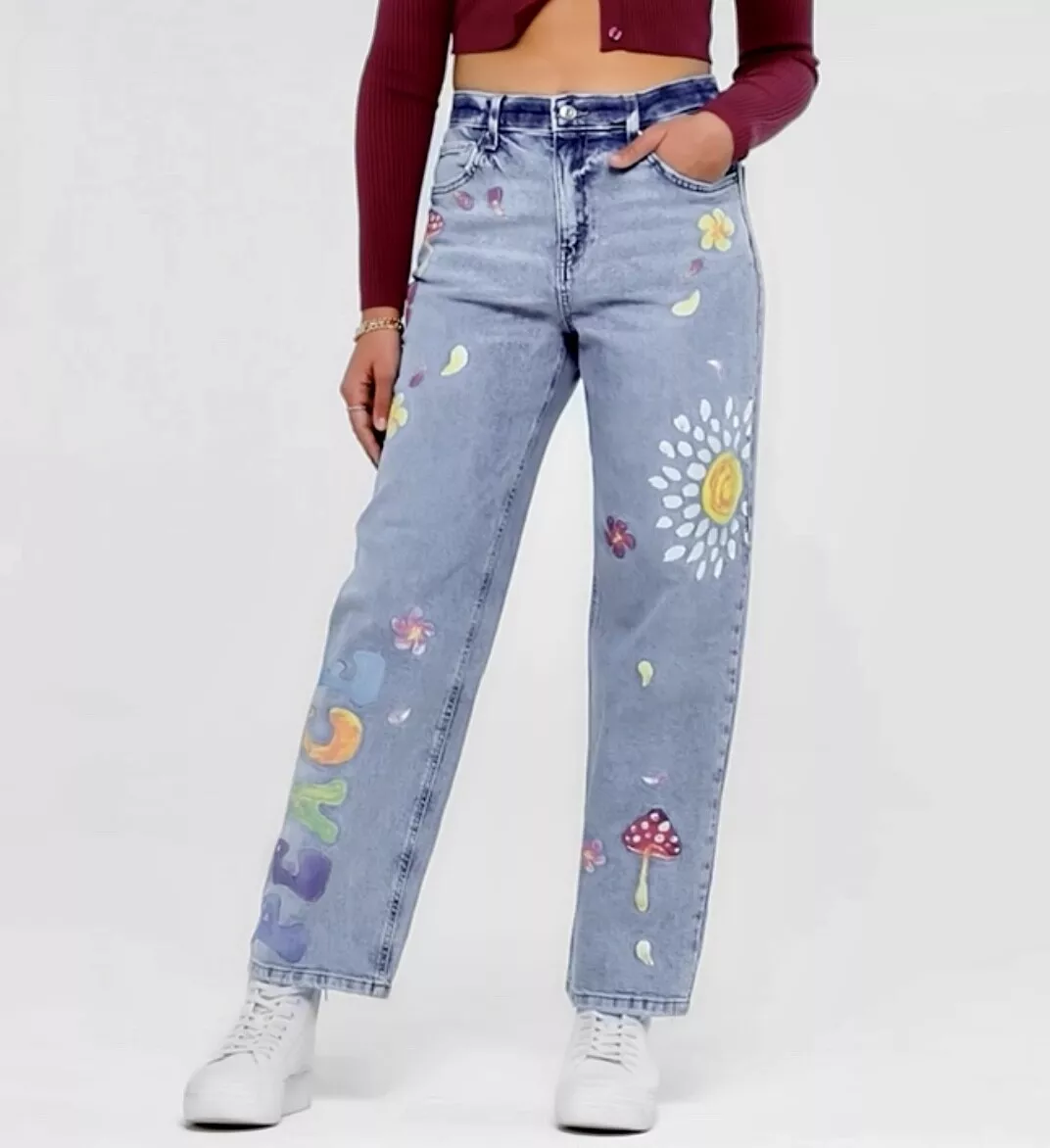 Flocked Monogram Denim Jeans - Women - Ready-to-Wear