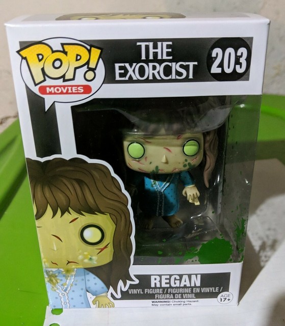 The Exorcist Regan POP Vinyl Figure #203 Horror Movie Funko New + Protector | eBay