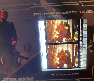 STAR WARS 2017 TOPPS MASTERWORK FCR-26 FILM CEL RELIC ABOVE THE SARLACC PIT V2