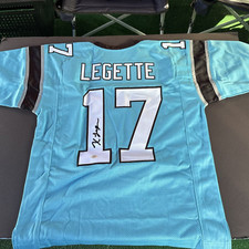 Xavier Legette Autographed Signed XL Custom Panthers Jersey - PSA Witnessed