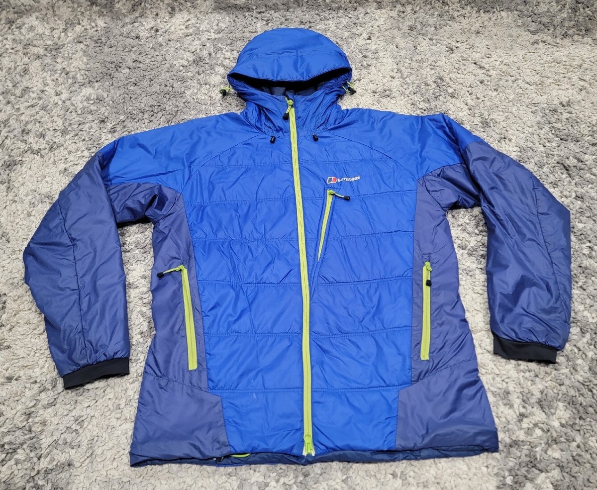 Berghaus Pertex Microlight Primaloft Men Medium Puffer Jacket Full