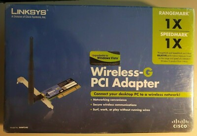 Linksys Wireless - G PCI Adapter 2.4 ghz 802.11g WMP54G UPC 