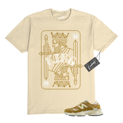 9060 Great Plains Calcium Linen Wheat Coconut Milk T Shirt to Match KING