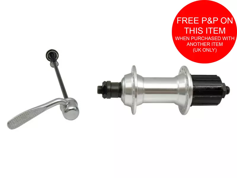 SHIMANO RM40 REAR 7 SPEED CASSETTE HUB QUICK RELEASE AXLE FREEHUB 36 HOLE SILVER