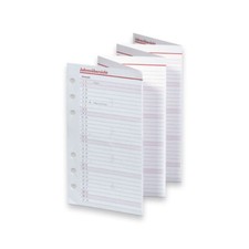 BSB Ersatzkalendarium Einlagen Faltkalender A7 Jahres&uuml;bersicht Jahresplaner 2027