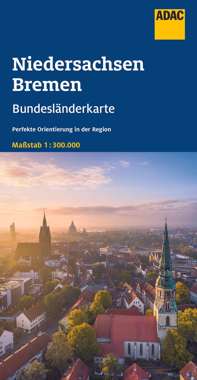 Thumbnail - Adac Bundesländerkarte Deutschland 03 Niedersachsen, Bremen 1:300.000