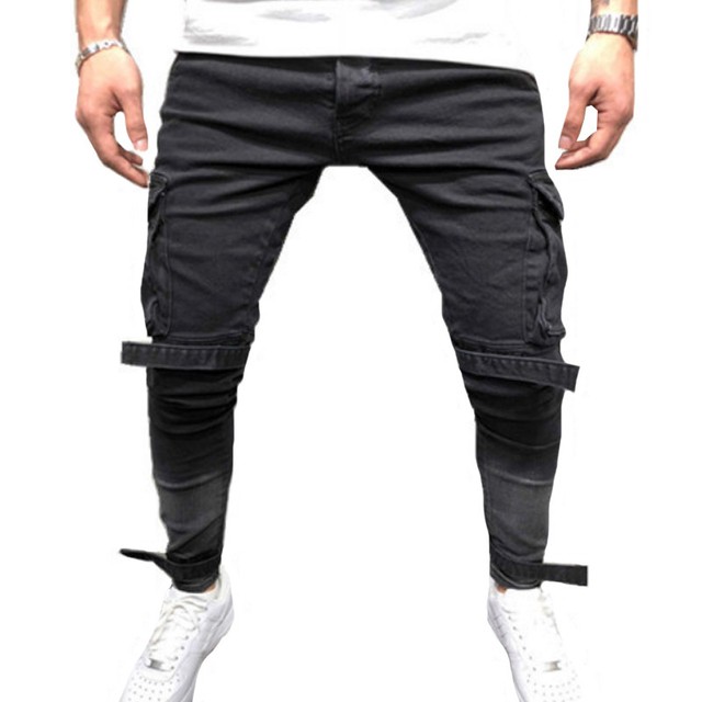 Uniqlo Men's 'ezy Jogger' Slim Fit Jersey Jeans / Sweatpants Denim Blue Small for sale online | eBay
