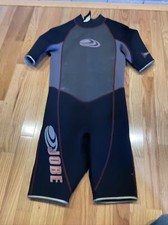 Jobe Black/Gray/Red Shorty PowerStretch Wetsuit Mens Size Medium
