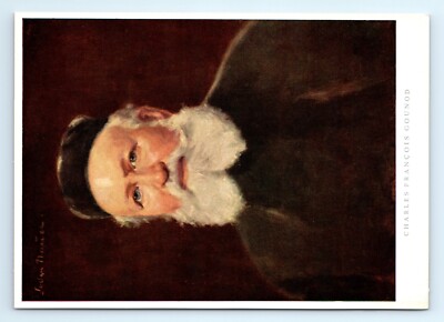 Portrait Charles Francois Gounod Composer Nauer Postcard