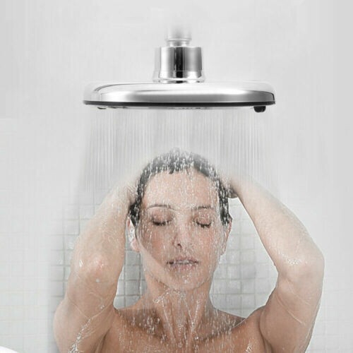 Large Shower Head Chrome High Pressure Powerful Bath Heads Water Saving ...