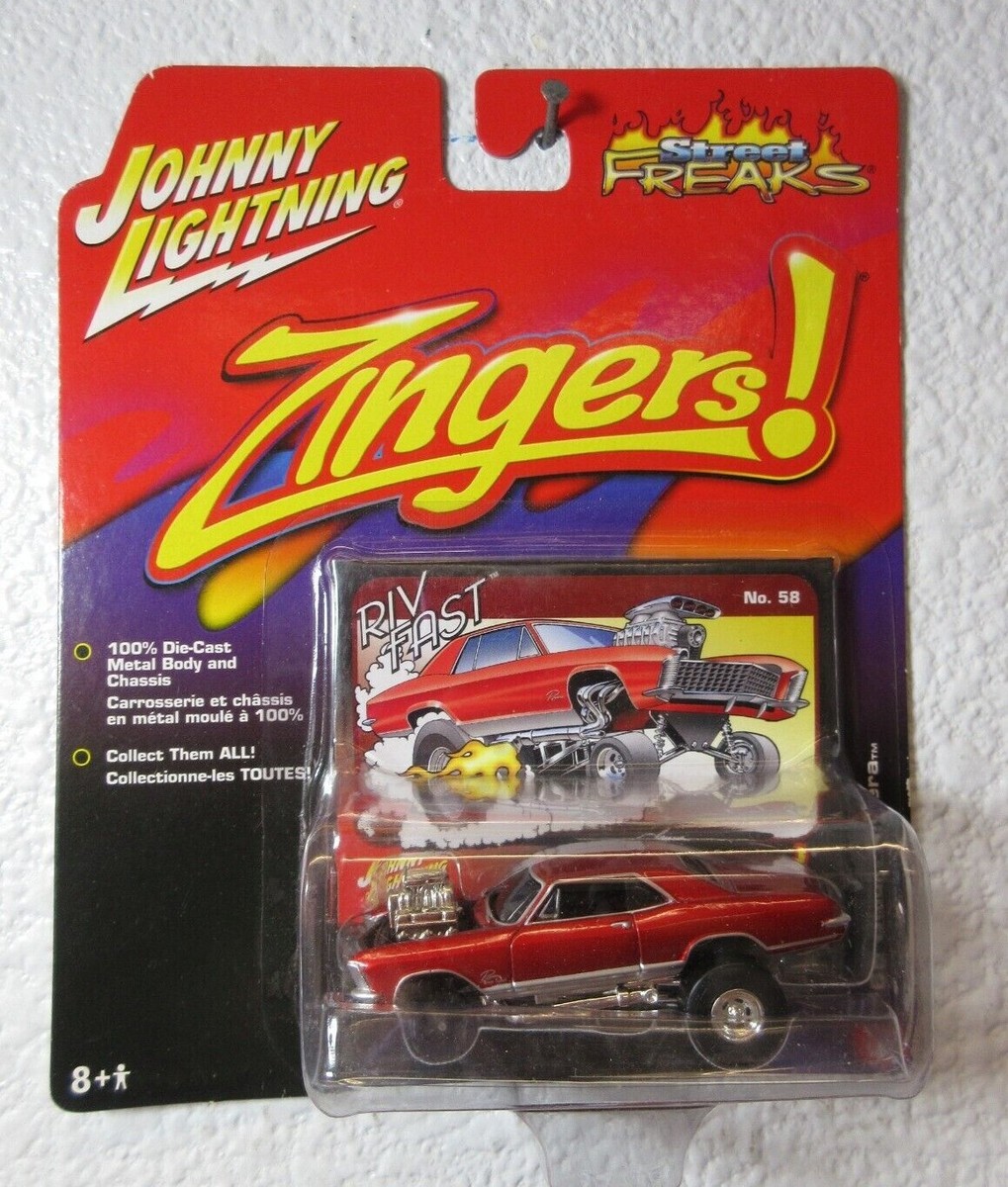 KUSTOMCITY COMMEMORATIVE EDITION ミニカー ERROR MISSING WHEEL Street Freaks Johnny Lightning ZINGERS