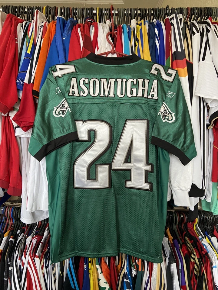 ФУТБОЛКА НФЛ PHILADELPHIA EAGLES ДЖЕРСИ REEBOK размер 50 МУЖСКАЯ NO24 NNAMDI ASOMUGHA - Изображение 2 из 4