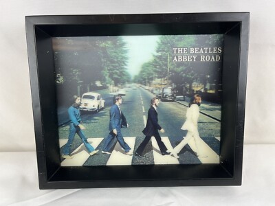The Beatles Abbey Road Framed 3D Picture Photo 9