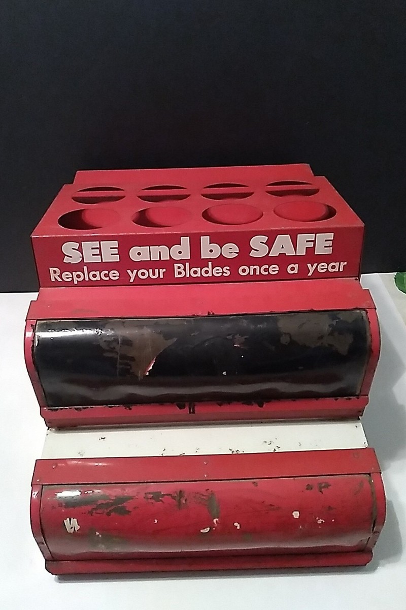 Vintage Trico Windshield Wiper Blade & Solvent Shop Display