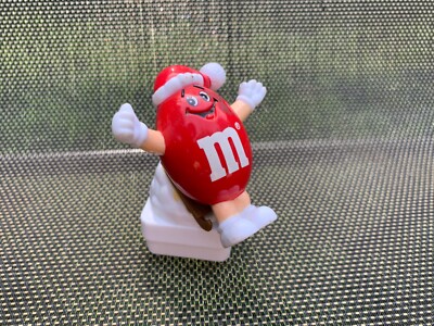 M&M's Mini-Figuren Wintermotiv Weihnachten Schlitten Schnee Topper Stopfen 