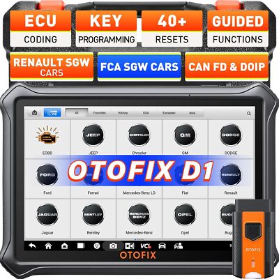 2025 OTOFIX D1 Profi OBD2 Diagnosegerät Auto Scanner ALLE SYSTEM ECU Coding TPMS