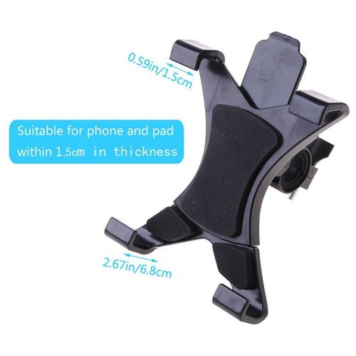 Indoor Cycling Bike Holder,Universal Tablet Mount Stand for Bicycle Handlebar - Photo 9 sur 11