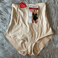 Cupid Extra Firm Control Hi-Waist Brief Shapewear Womens Size 3XL Beige