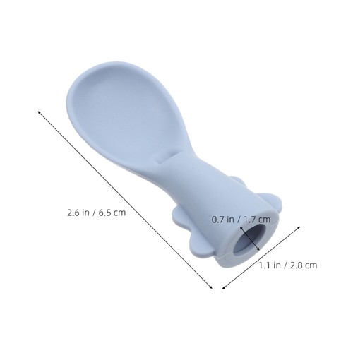 4 Pcs Baby Bag Spoon Set Silicone Spoons Feeding Food Pouch Attachment - Picture 12 of 12