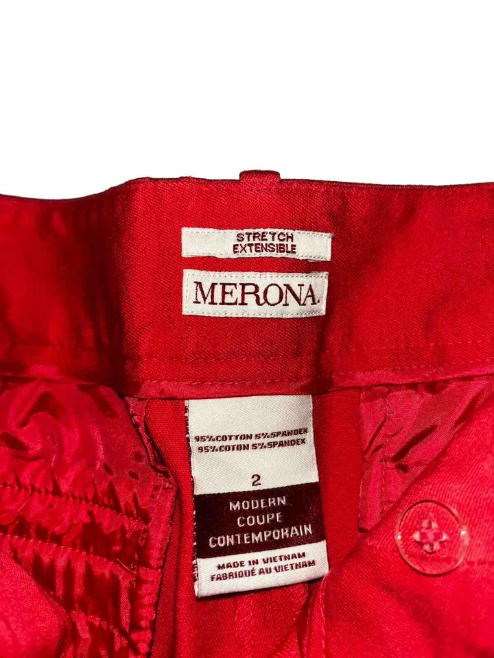 Pantalón de vestir rojo 2 Foto 2 de 2