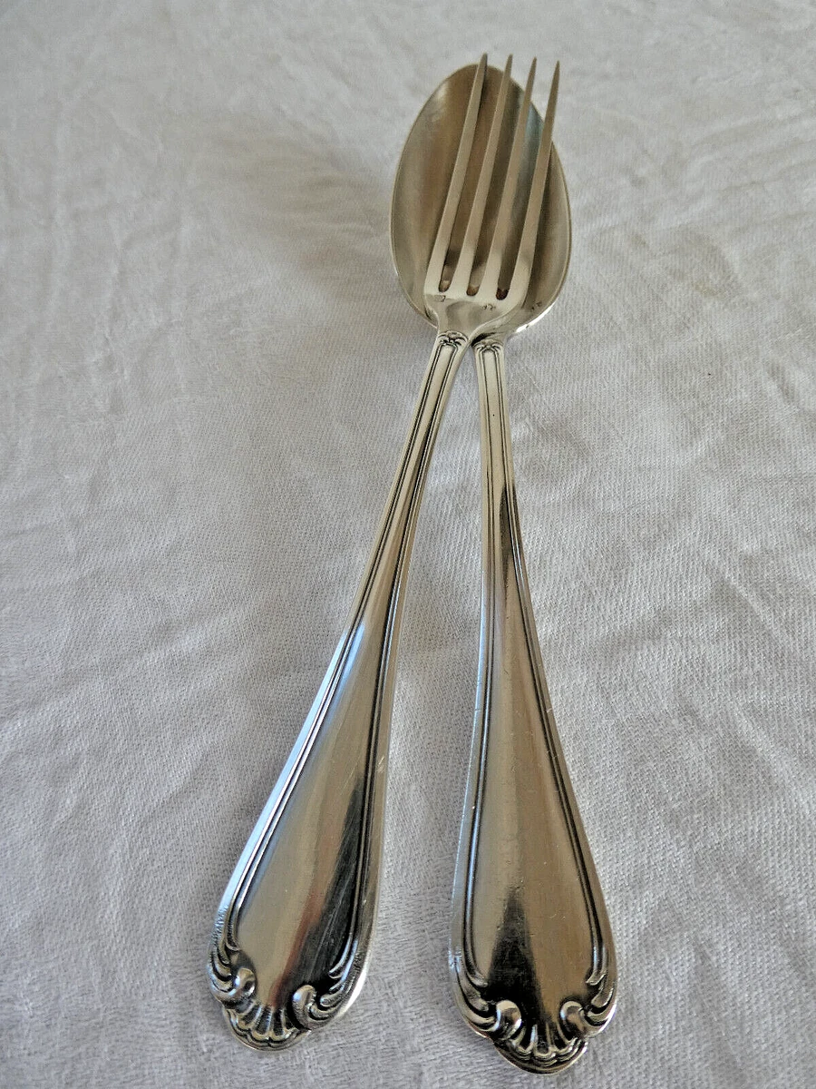 6 fourchettes à huître argent Minerve style Louis XV