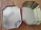 octagonal Christmas tin 6" x 4.5" x 2" — photo 1