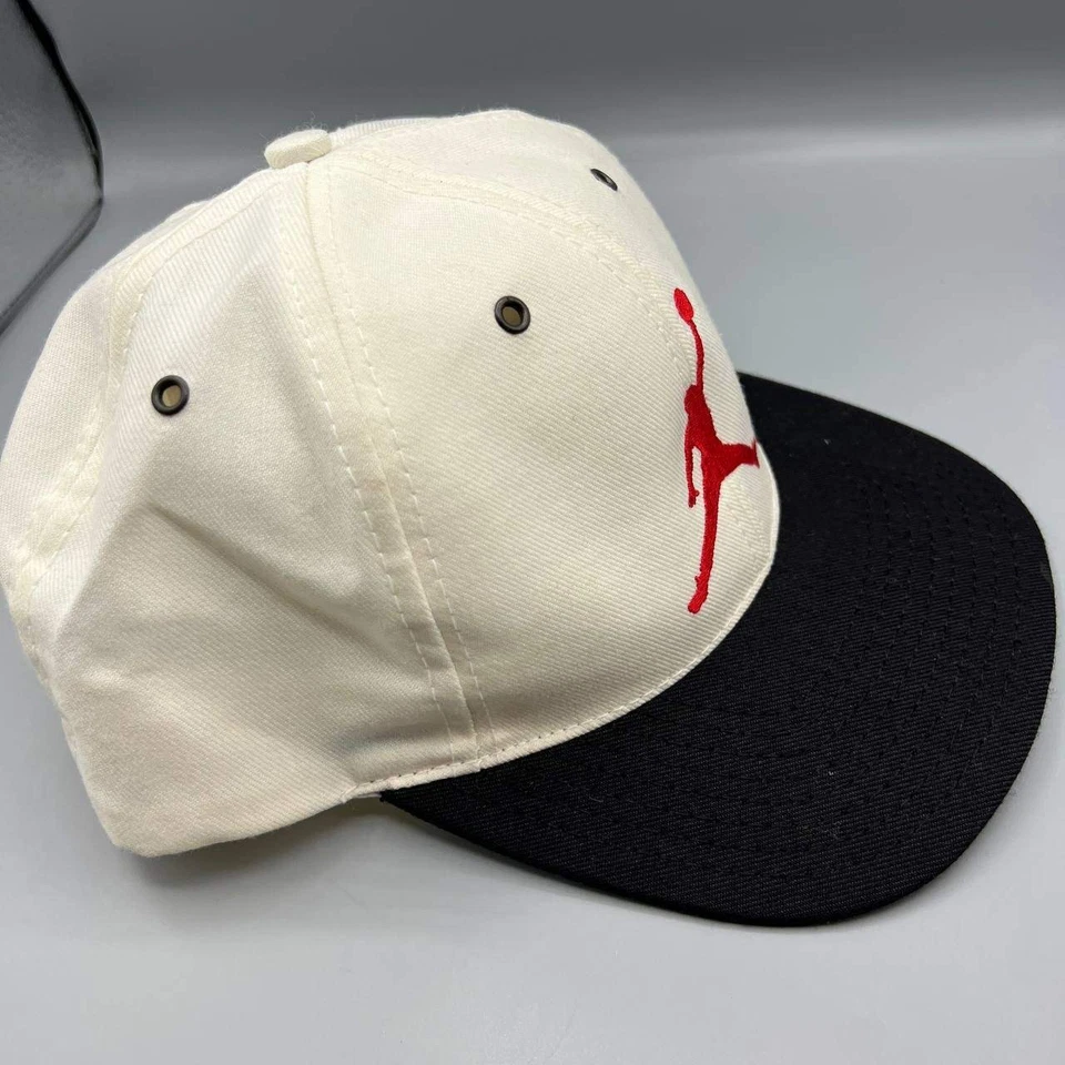 Boné vintage Air Jordan 45 masculino G Dragon branco preto Nike Snap Back - Imagem 4 de 4