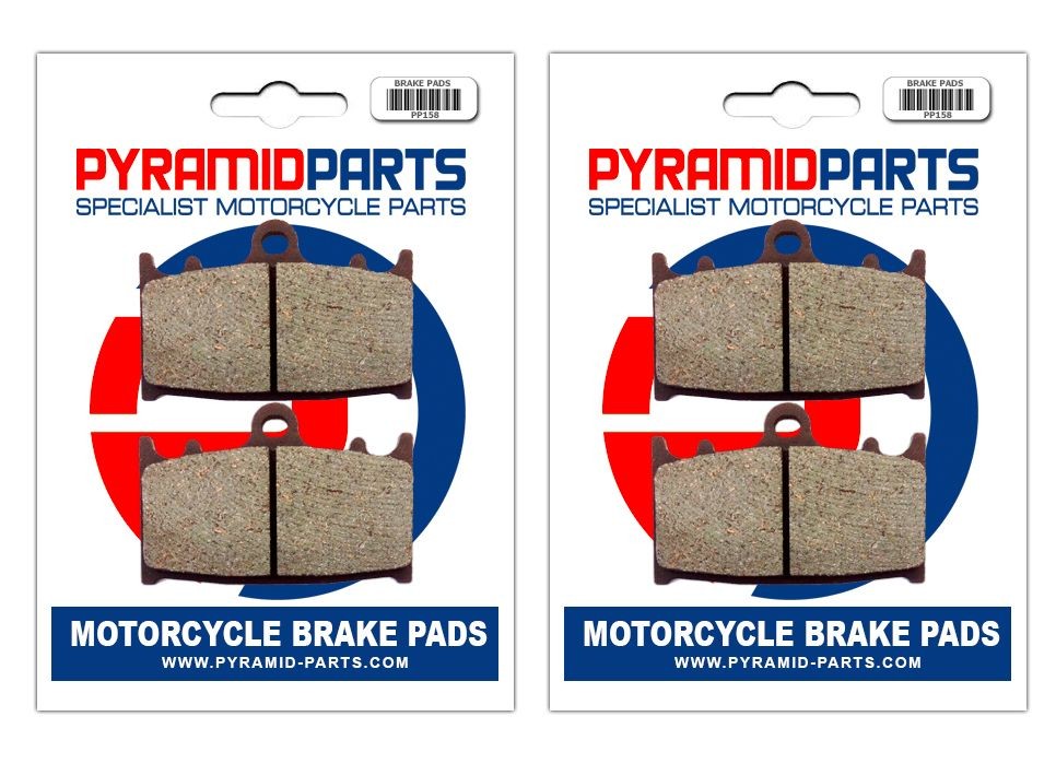Front Brake Pads (2 Pairs) for Kawasaki ZX-6R 600 (Ninja ZX6R