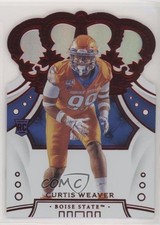 2020 Panini Chronicles Draft Picks Crown Royale Mirror Red Curtis Weaver #25 f0n