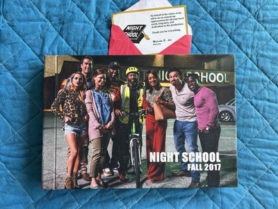 Night School Fall 2017 Crew Photo Book Director's Note Malcolm D. Lee Movie