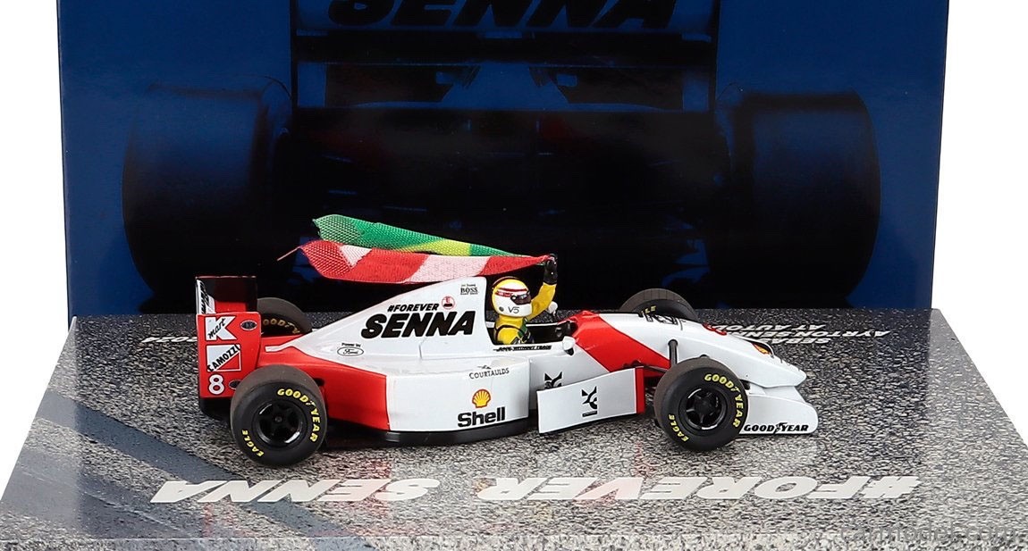 Minichamps McLaren MP4/8 'Senna/Ratzenberger' Tribute 2024 - S