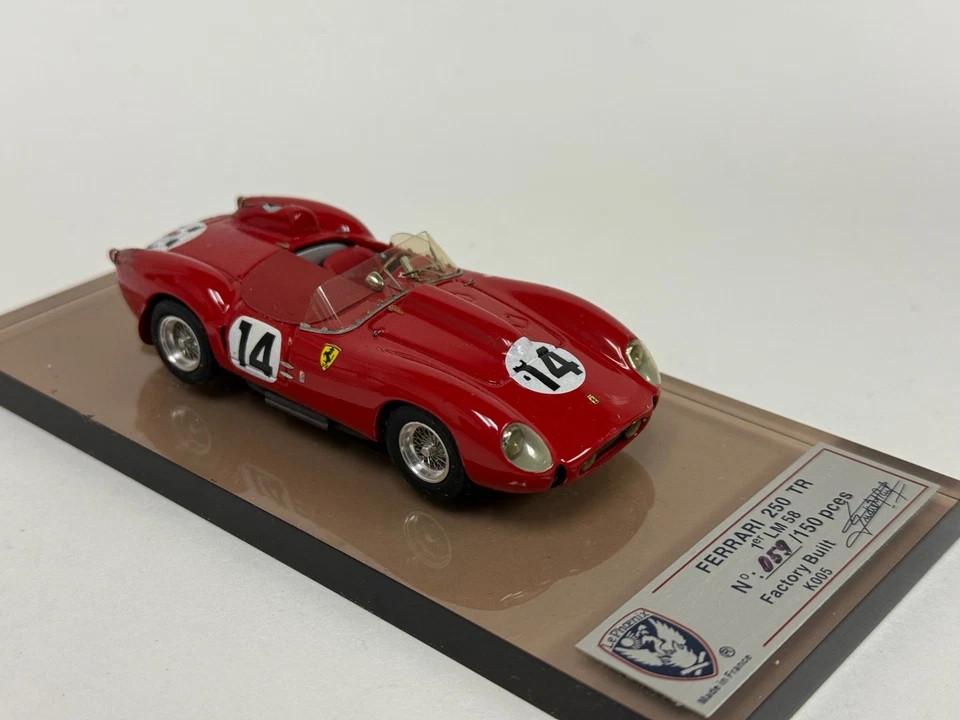 1/43 Le Phoenix Usine Construction Ferrari Testaross 250 Gagnant 1958 le Mans - Photo 4/4
