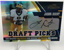 JASON AVANT ROOKIE AUTO 2006 Prestige RARE/50 DRAFT PICKS Card EAGLES MICHIGAN