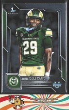 2025 Bowman University Chrome #135 Justin Marshall Colorado State Rams