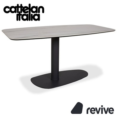 Cattelan Italia Ipanema Keramik Esstisch Creme Wohnzimmer 158 x 78 cm