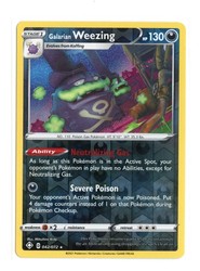 Galarian Weezing 042/072 Shining Fates Reverse Holo