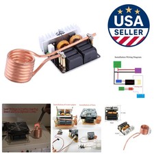 Compact 1000W DIY Induction Heater with Cooli...