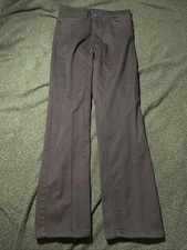 Vintage 60 s women s Levi's Sta-Prest Talon Zipper Big E pants 26 black twill