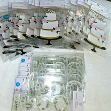 34 Recollections Wedding Themed Stickers (2 Styles: Cake, I DO) (FREE GIFTS)