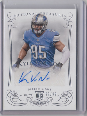 2014 Panini National Treasures #234 Kyle Van Noy Autograph RC 97/99