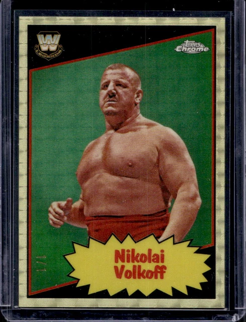 Nikolai Volkoff 2025 Topps Chrome WWE #85TL-NV 1985 Legends Superfactor 1/1