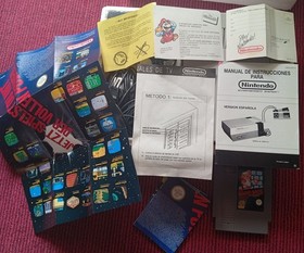 Nintendo CONSOLE NES SPANISH VERSION  Control Deck original full set Mario Bros.
