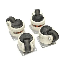 (Lot of 4) Blickle HRP-POA 50G 2" Leveling Threaded Stem Caster 550 lbs Load