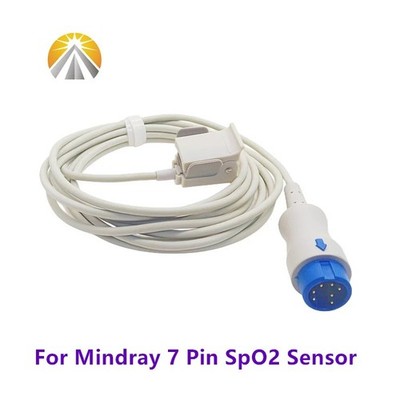 Wiederverwendbarer SpO2 Sensor 7 Pin für Mindray BeneView iPM iMEC BeneHeart Monitor
