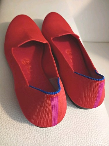 Ballerine Rothy's arancione paprika punta tonda taglia W7 - Foto 8 di 11