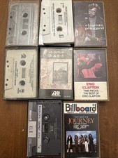 8 Classic Rock Cassette Tape Lot 80's TESTED